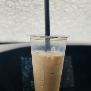 FORESTea - Black tea, 50% sweetness + boba. - Bubble Tea Near Me - Sumner, Washington
