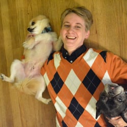 DC MetroVet - Dr Warford and the pups!
