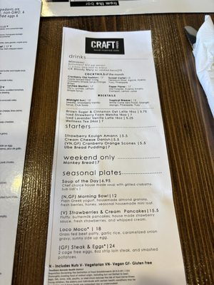 Menu photo 2 CRAFTkitchen Henderson, NV