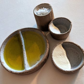 Feitoria Restaurant & Wine Bar - Restaurante Feitoria 09/04/21: Bread - Cornbread, Sourdough, Goat's Butter, Cow's Butter, Ceis Olive Oil, João Rodrigues Olive Oil, Sea Salt - Portuguese Near Me - Lisboa, 20