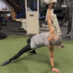Stronger With Mike Songer - Lisa working on Turkish Get Ups