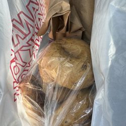 Bagel Nation - Assorted day-old bagels and 1x pumpkin bagel