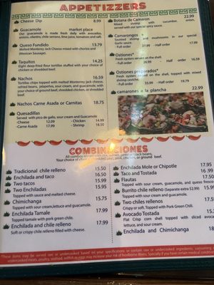 Menu photo 6 The Mexican Bar & Grill Minturn, CO Menu photo 6 The Mexican Bar & Grill Minturn, CO
