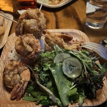 Stowaway - I orders the garlic shrimp plate. Totally worth it! - Tiki Bars Near Me - Tustin, California Stowaway - I orders the garlic shrimp plate. Totally worth it! - Tiki Bars Near Me - Tustin, California