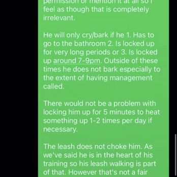 Pet Stability - Text thread between Adriane and my Fiancé: 5 - Pet Sitting Near Me - Littleton, Colorado Pet Stability - Text thread between Adriane and my Fiancé: 5 - Pet Sitting Near Me - Littleton, Colorado