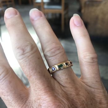 Latta Jewelry - Gorgeous ring made by Jay Latta - colored saphires and one emerald - Jewelry Near Me - Capitola, California Latta Jewelry - Gorgeous ring made by Jay Latta - colored saphires and one emerald - Jewelry Near Me - Capitola, California