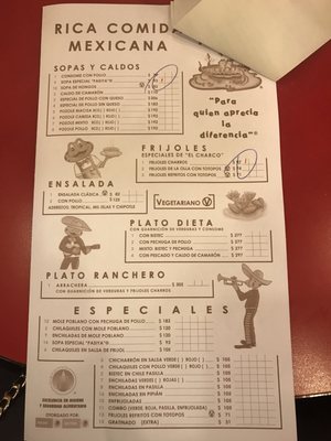 Menu photo 5 El Charco de las Ranas México, D.F., DIF