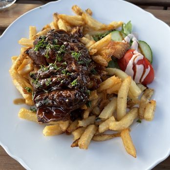 Plouf Plouf Gastronomie - Steak Frites A L' Echallotte - French Near Me - Tiverton, Rhode Island Plouf Plouf Gastronomie - Steak Frites A L' Echallotte - French Near Me - Tiverton, Rhode Island