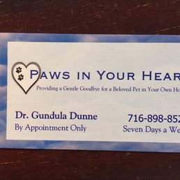 Dr. Gundula Dunne's Business card Dr. Gundula Dunne's Business card