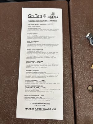Menu photo 7 White Rock Brewing Dallas, TX Menu photo 7 White Rock Brewing Dallas, TX