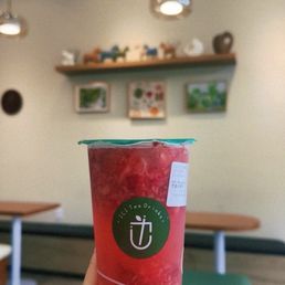 Strawberry ice tea add mango Strawberry ice tea add mango