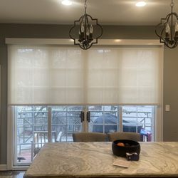21st Century U S Sino Service - Plug in motorized shade for large patio sliding doors (120 inches wide)