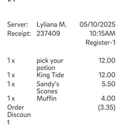 Service? Great! Coffee? Great! Price?... not great. Service? Great! Coffee? Great! Price?... not great.