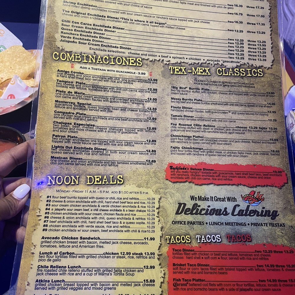 Enchilada's Restaurant - Menu - Tex-Mex Near Me - Dallas, Texas Enchilada's Restaurant - Menu - Tex-Mex Near Me - Dallas, Texas