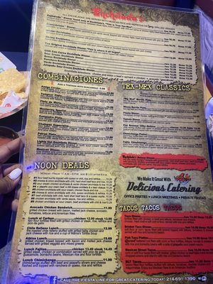 Menu photo 7 Enchilada's Restaurant Dallas, TX Menu photo 7 Enchilada's Restaurant Dallas, TX