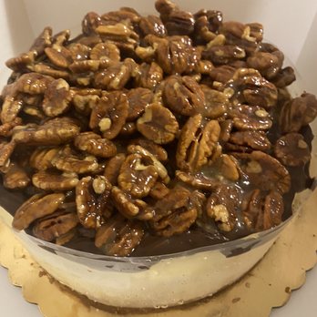 Mia's Bakery - Chocolate/Caramel/Pecans Cheesecake - Bakeries Near Me - Brooklyn, New York