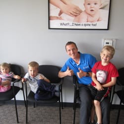 Naturally Chiropractic - Acting silly after their adjustments!