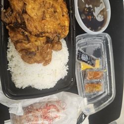 Shrimp egg foo yung & shrimp egg roll (lunch special)