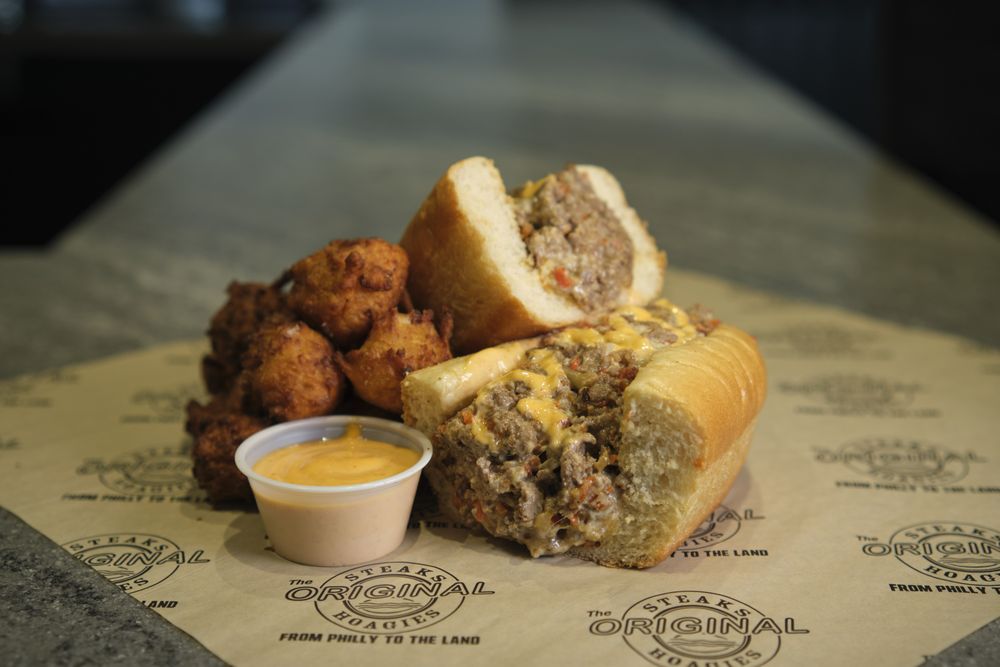 Food from The Original Steaks and Hoagies