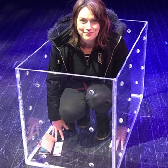 Penn & Teller - Mary in box - Magicians Near Me - Las Vegas, Nevada