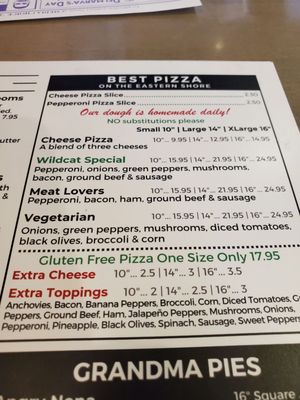 Menu photo 4 Delmar Pizza Delmar, DE