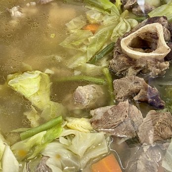 Gemmae Bake Shop - 04.29.23 Sinigang - a delightful sour soup made with pork ribs, vegetables, and tamarind-flavored broth - Bakeries Near Me - Long Beach, California