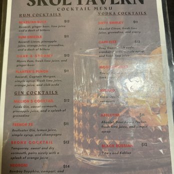 Skol Tavern - Drink menu - Bars Near Me - Albert Lea, Minnesota Skol Tavern - Drink menu - Bars Near Me - Albert Lea, Minnesota