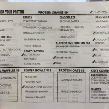 Lit Nutrition - a sample of protein shakes - Coffee & Tea Near Me - Modesto, California