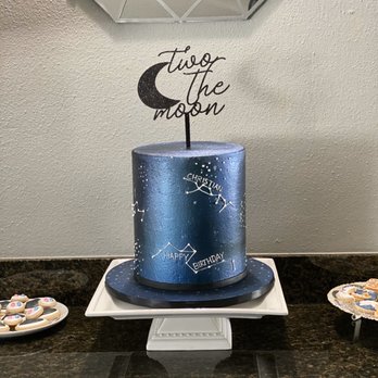 Cakes by Gina - Galaxy Birthday Cake for our son's second birthday - Bakeries Near Me - Houston, Texas