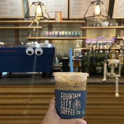 Fountain City Coffee - Pumpkin spice latte was perfect! Love the drinks and staff is always friendly and welcoming.