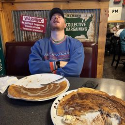 Cinnamon Roll Pancake chocolate chip pancake