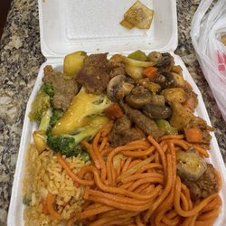 Beef & broccoli, Mushroom Chicken