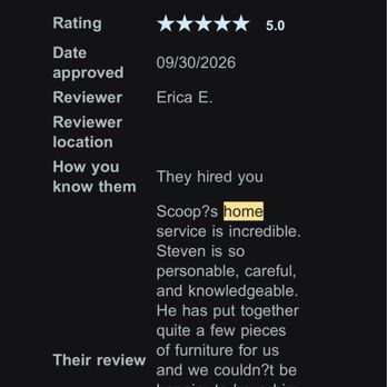 Scoops Home Service - Furniture Assembly Near Me Scoops Home Service - Furniture Assembly Near Me