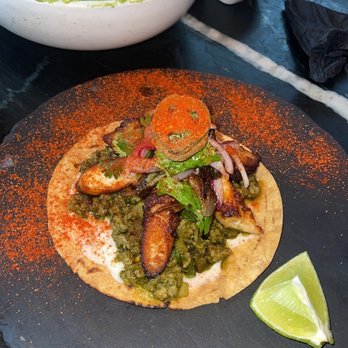 ATX Cocina - Pulpo chorizo tostadas - Mexican Near Me - Austin, Texas