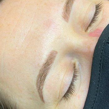 Brows By Barbie - After initial treatment - Permanent Makeup Near Me - San Antonio, Texas