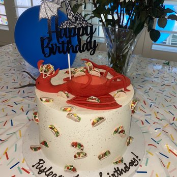 Layer Cake - Dragons love tacos theme - Breakfast & Brunch Near Me - Irvine, California