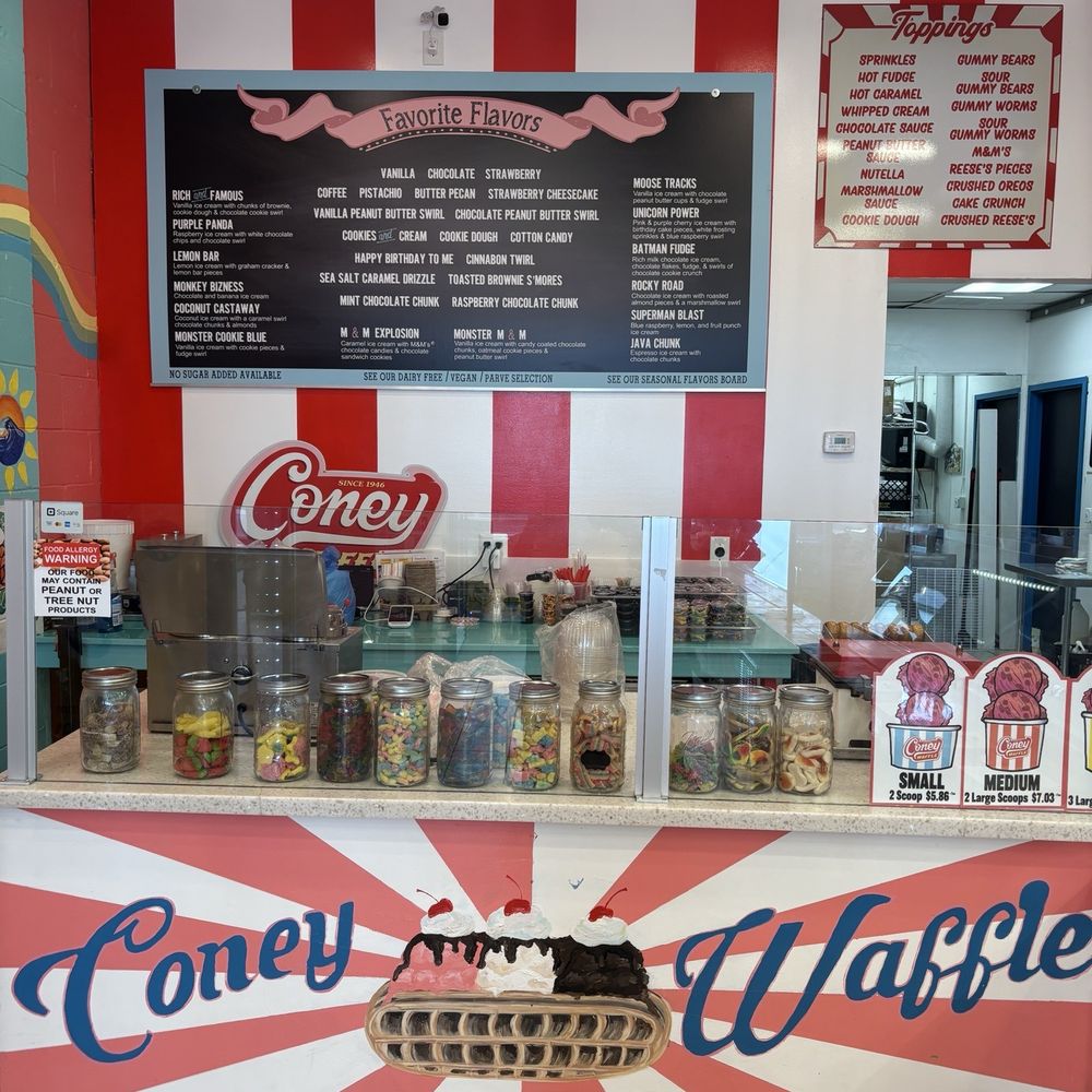 Coney Waffle - Inside - Ice Cream & Frozen Yogurt Near Me - Belmar, New Jersey Coney Waffle - Inside - Ice Cream & Frozen Yogurt Near Me - Belmar, New Jersey