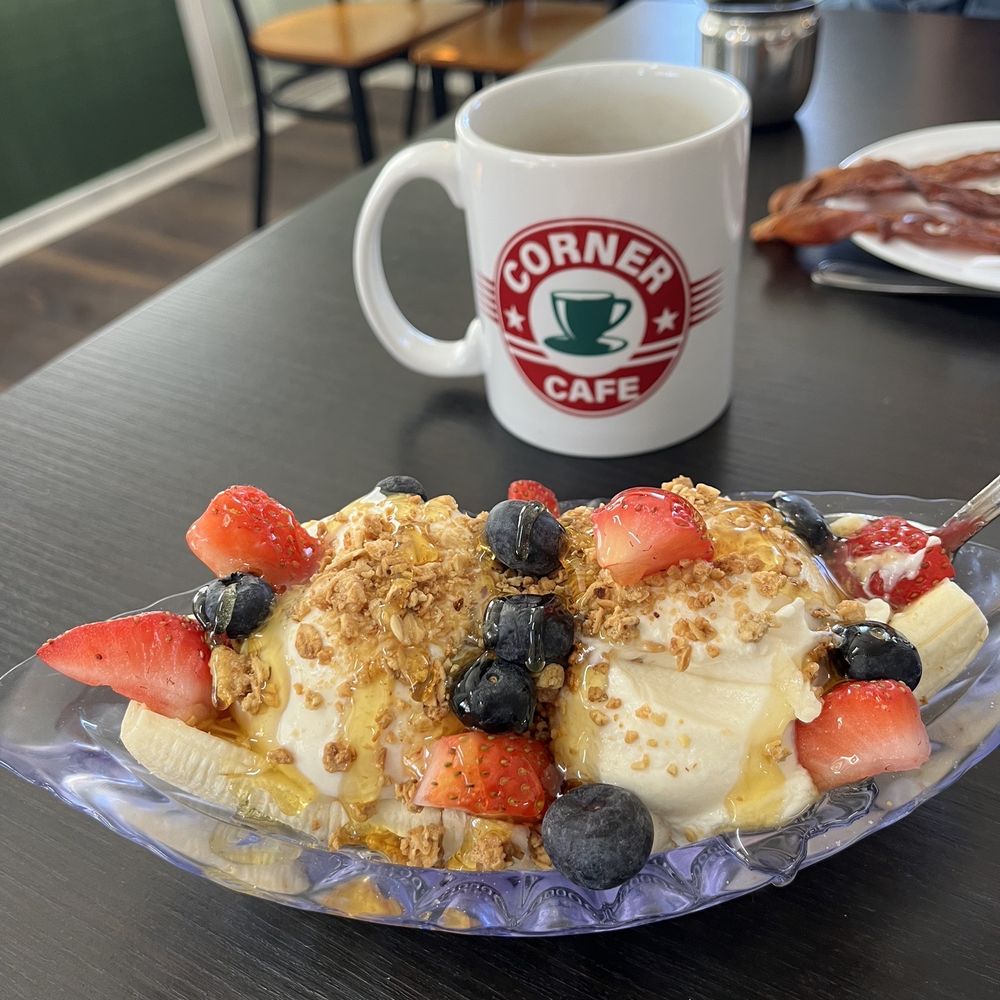 Corner Cafe Pilot Point - Banana split yogurt bowl - Breakfast & Brunch Near Me - Pilot Point, Texas