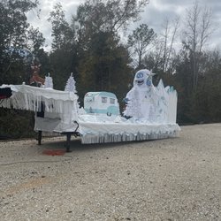 River Landing - These were floats in the parking lot! So creative!
