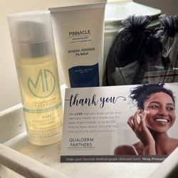 Pinnacle Dermatology - Barrington - A few of their face washes that were ordered online and sent!