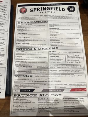 Menu photo 6 Springfield Brewing Company Springfield, MO Menu photo 6 Springfield Brewing Company Springfield, MO
