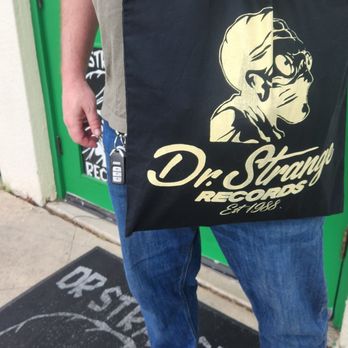Dr Strange Records - Got a neat bag with our purchase today! They have nice merch! - Vinyl Records Near Me - Alta Loma, California Dr Strange Records - Got a neat bag with our purchase today! They have nice merch! - Vinyl Records Near Me - Alta Loma, California