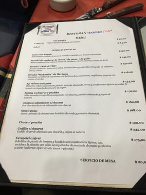 Menu photo 2 Dobar Tek Buenos Aires, C