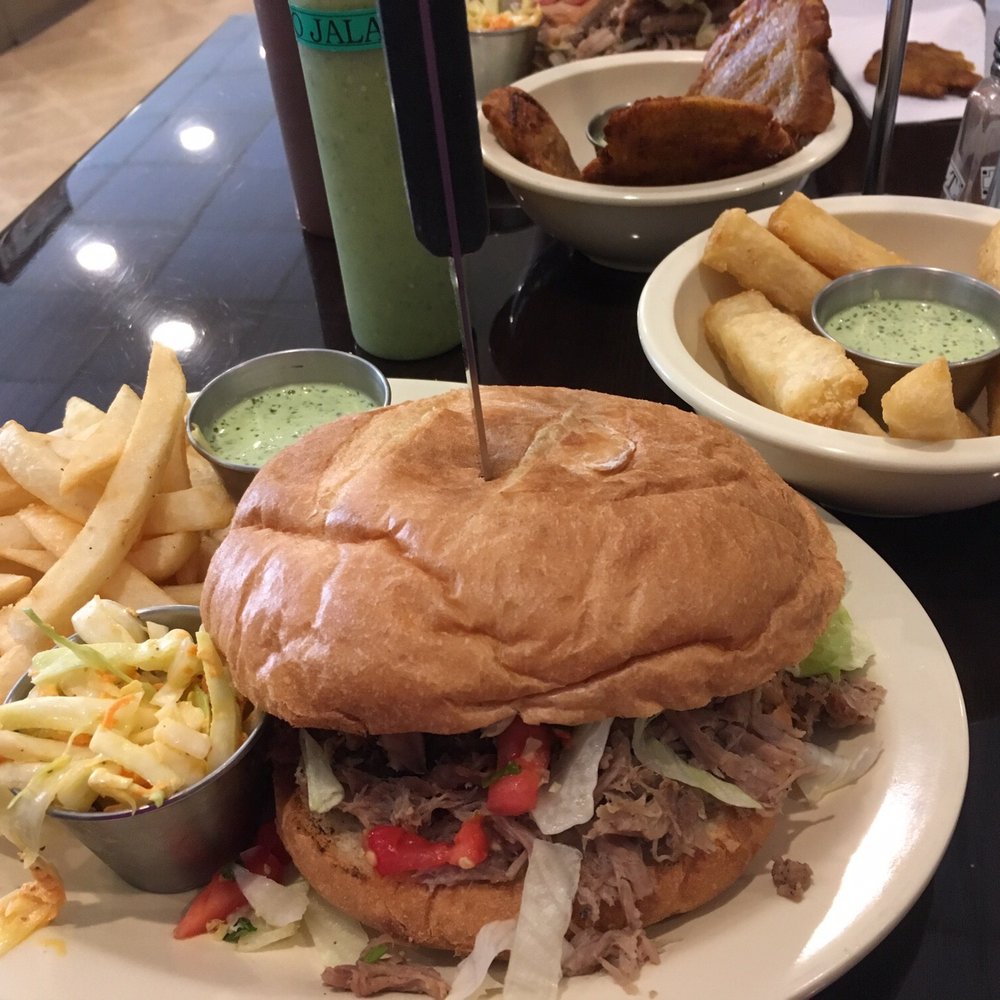 Riobamba - $8 pork torta comes with a side of fries now and little cup of slaw. $4 yuca fries on the side. - Tacos Near Me - Glenview, Illinois Riobamba - $8 pork torta comes with a side of fries now and little cup of slaw. $4 yuca fries on the side. - Tacos Near Me - Glenview, Illinois