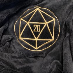 Mixer Ink - Custom design in gold embroidery.