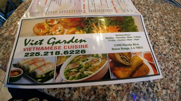 Menu photo 5 Viet Garden Restaurant Baton Rouge, LA Menu photo 5 Viet Garden Restaurant Baton Rouge, LA