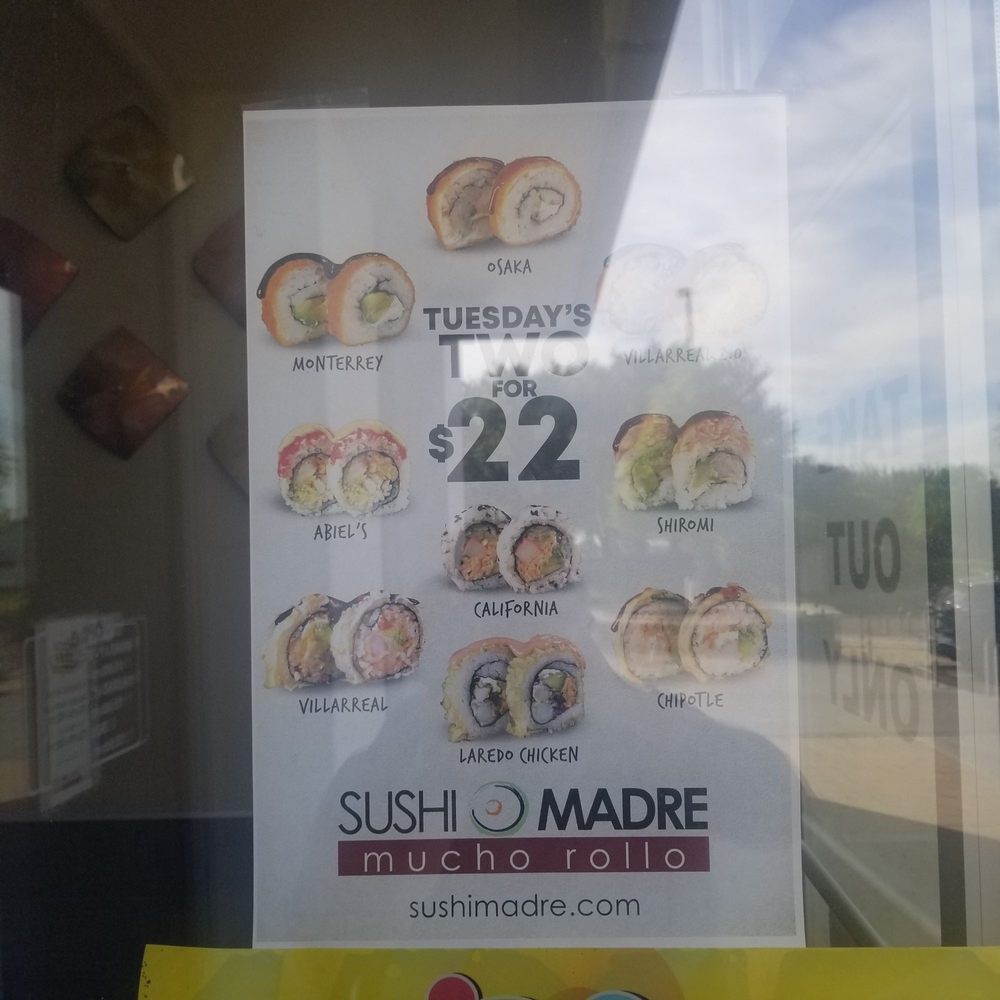 Sushi Madre - Sushi Bars Near Me - Laredo, Texas Sushi Madre - Sushi Bars Near Me - Laredo, Texas