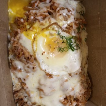 Dae Bak - Kimchi fried rice with porkbelly and added cheese. - Korean Near Me - Santa Clara, California