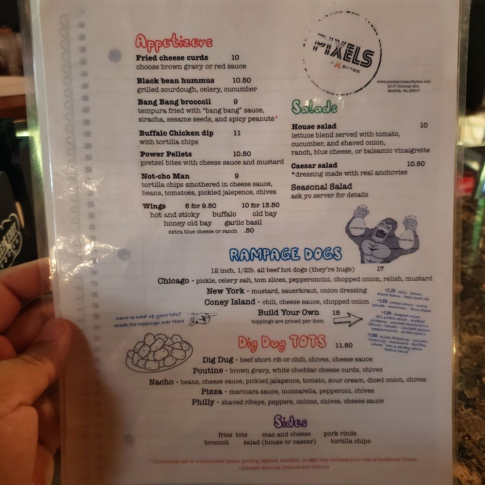 Pixels Pints & Bytes - New American Near Me - Norfolk, Virginia Pixels Pints & Bytes - New American Near Me - Norfolk, Virginia