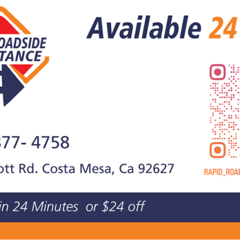 Rapid Roadside - Roadside Assistance Near Me - Costa Mesa, California Rapid Roadside - Roadside Assistance Near Me - Costa Mesa, California